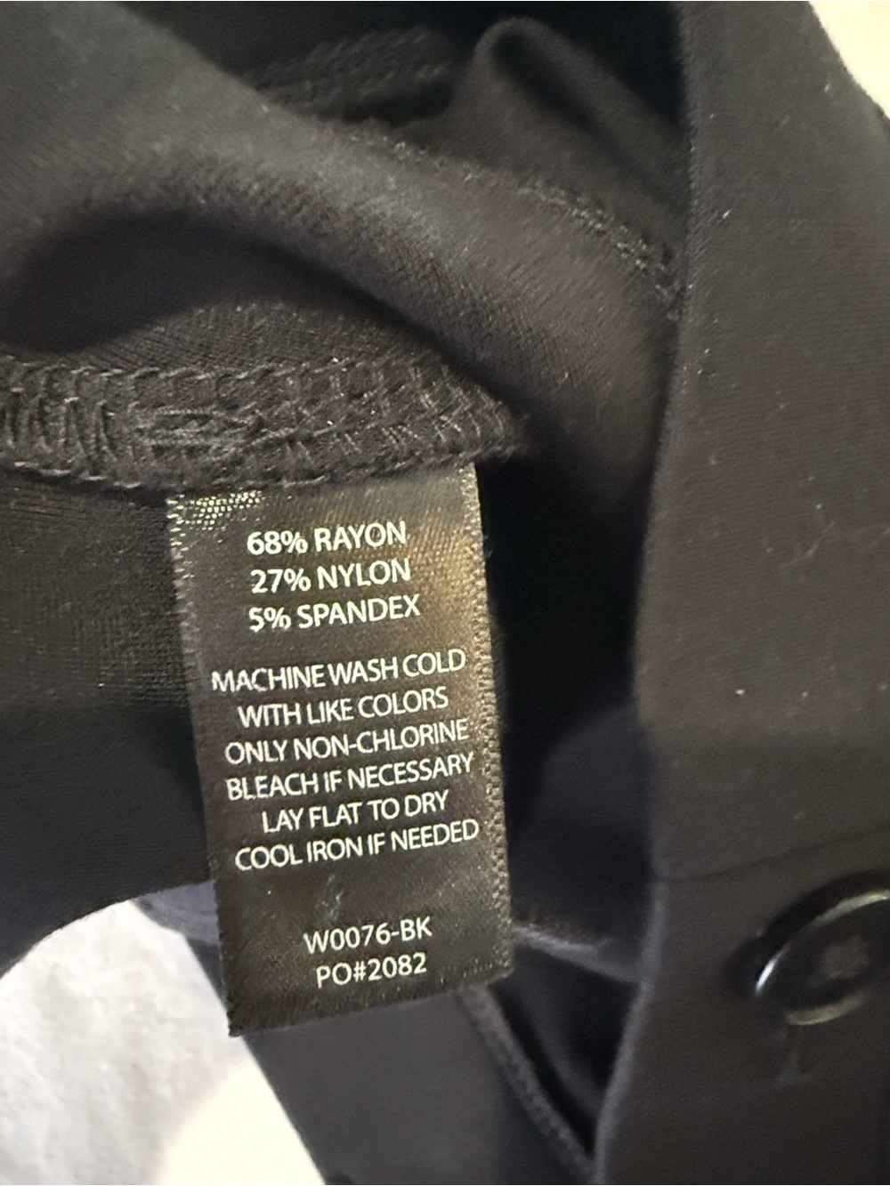 Betabrand Women’s Black Stretch Dress Pants - Picture 5 of 5